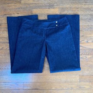 NWOT Lux brand pinstripe denim trousers. Size 11